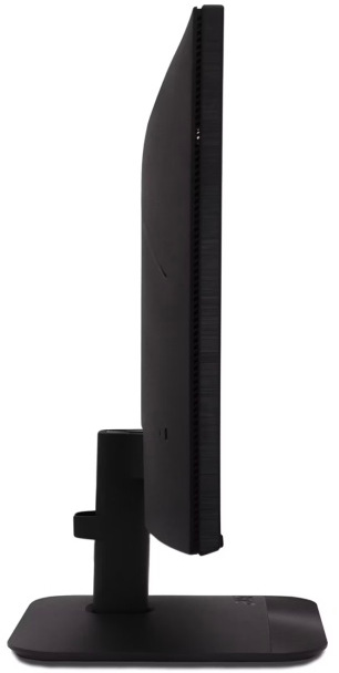 Monitor Acer KA242Y P6 čierny Bočný pohľad na monitor Acer KA242Y P6 23,8" so štíhlym profilom obrazovky a stojanom