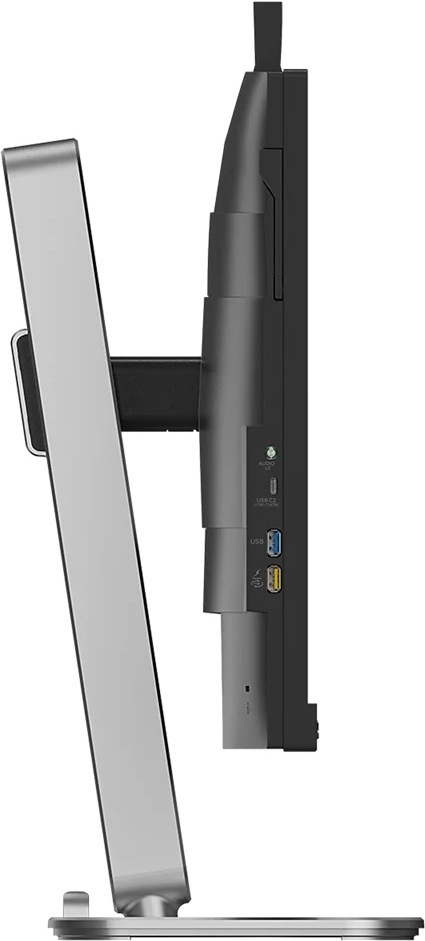 Monitor Philips 27B2U4601H/00 čierny/strieborný Bočný pohľad na monitor Philips 27B2U4601H/00 s možnosťou náklonu, otáčania aj funkciou Pivot