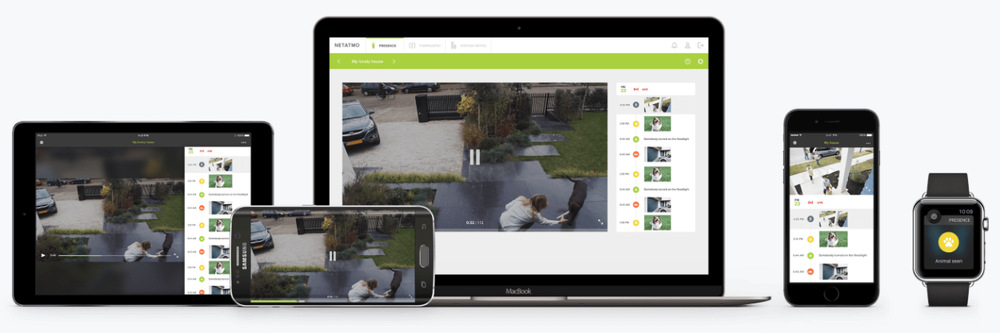 IP kamera Netatmo Smart Outdoor Camera with Siren čierna IP kamera Netatmo Smart Outdoor Camera with Siren čierna