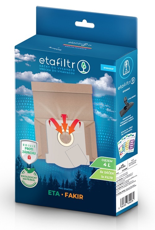 ETAFilter vrecká do vysávačov ETA, Fakir