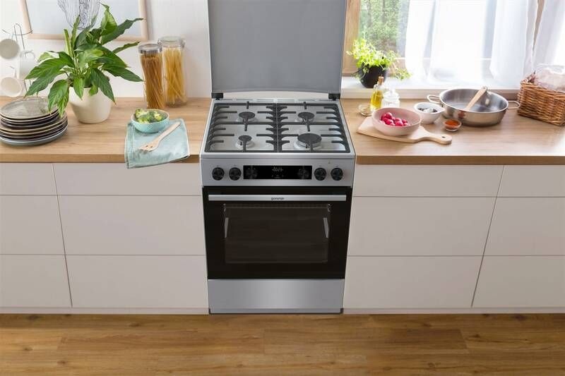 Kombinovaný sporák Gorenje G600 GKS6C71XF nerez Kombinovaný sporák Gorenje G600 GKS6C71XF nerez