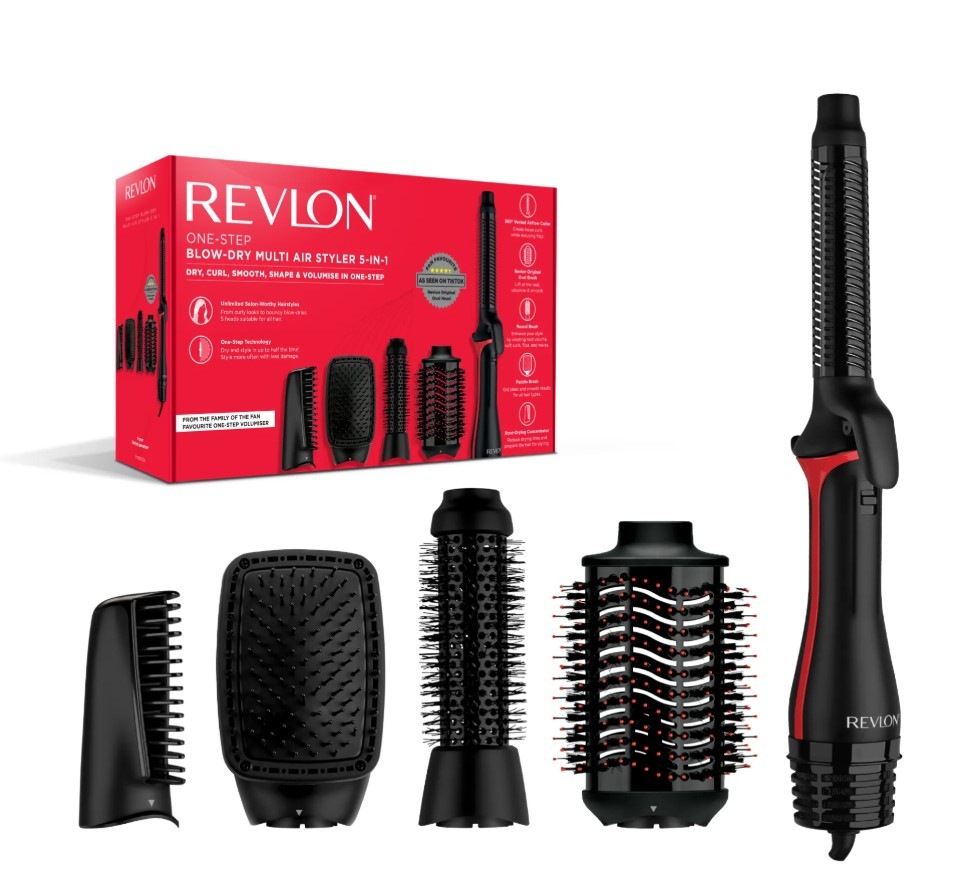 Styler Revlon RVDR5371E One-Step Blow-Dry Multi Air Styler 5v1 čierna Styler Revlon RVDR5371E One-Step Blow-Dry Multi Air Styler 5v1