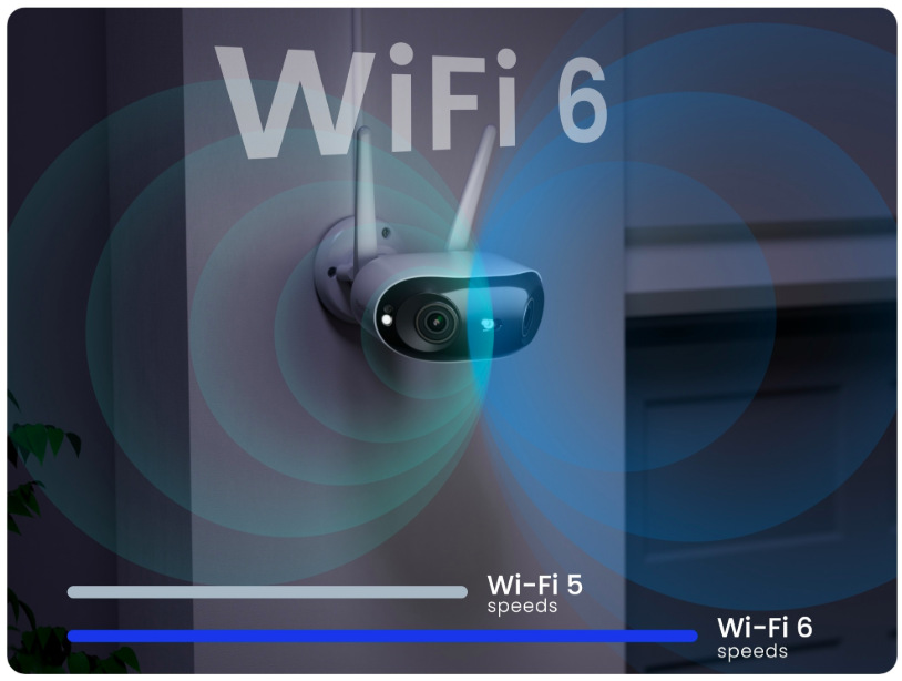 IP kamera Reolink Elite Series W740-A Wi-Fi biela Podpora Wi-Fi 6 pri IP kamere Reolink Elite Series W740-A Wi-Fi pre rýchle pripojenie