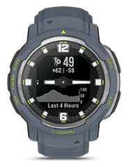 Inteligentné hodinky Garmin Instinct Crossover Solar modré