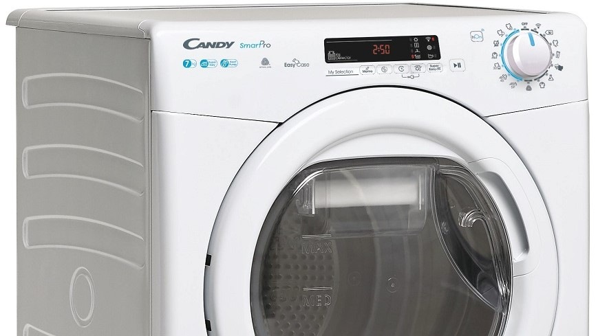 Sušička bielizne Candy CSOE H7A2DE-S biela