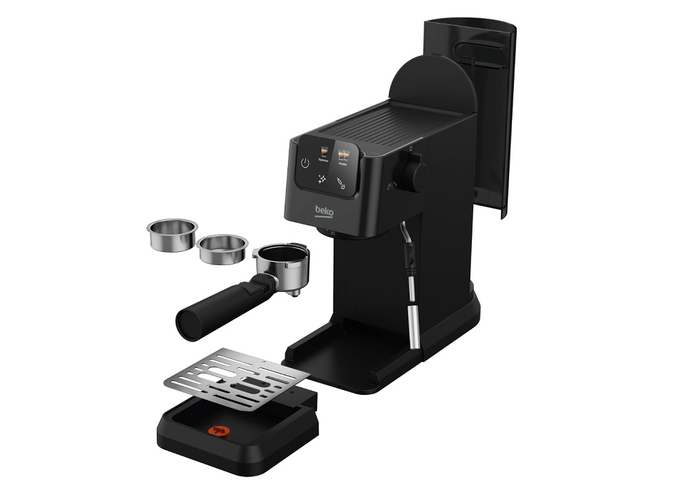 Pákový kávovar Beko Caffe experto CEP5302B čierny Pákový kávovar Espresso Beko CEP5302B, čierna, dve sitká