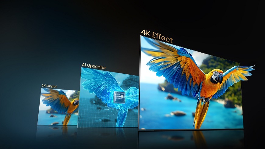 Hisense TV 100U8Q, vďaka 4K AI Upscaler si užite kvalitný 4K obraz