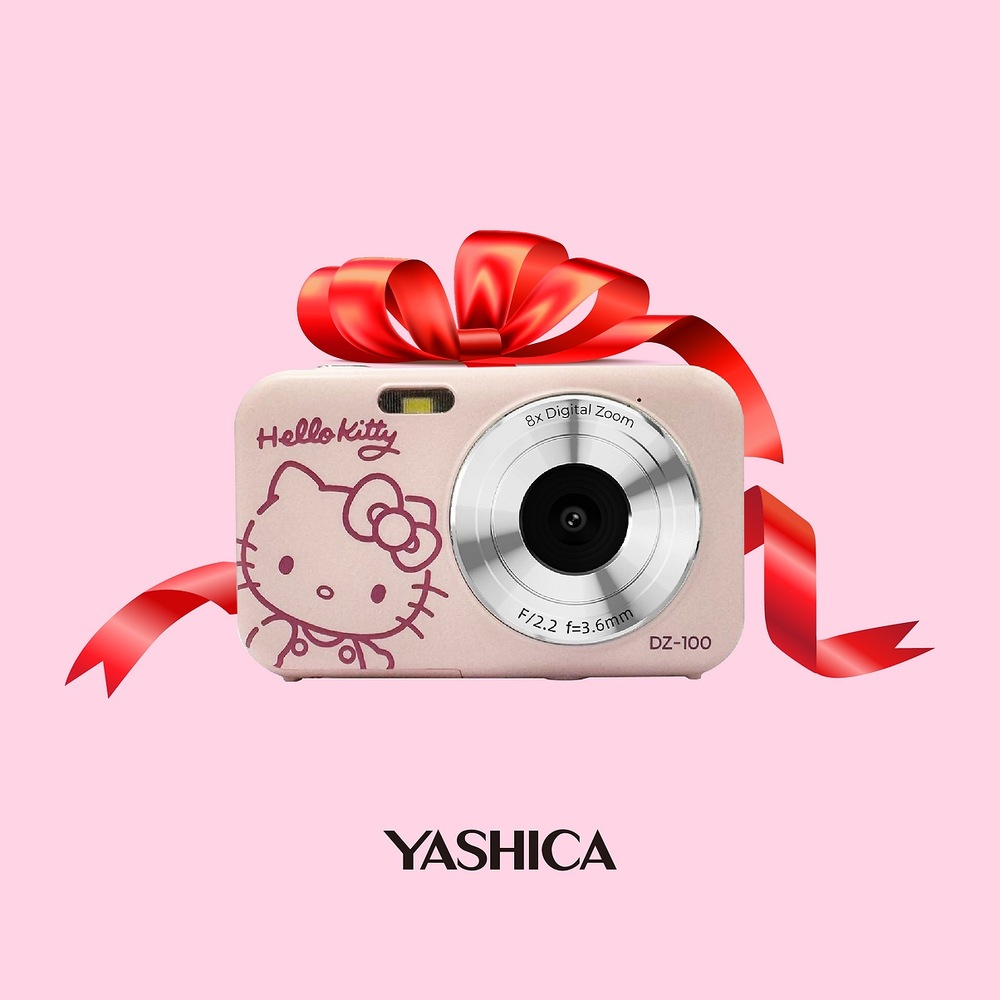 Fotoaparát Yashica x Hello Kitty DZ-100 lifestylové foto