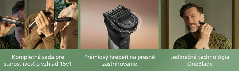 Muž holiaci sa multifunkčným zastrihávačom Philips MG9531/15 Series 9000″ width=