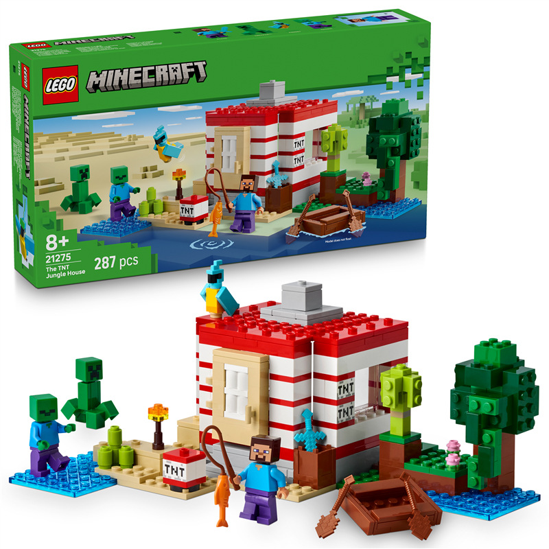 Stavebnica LEGO® Minecraft® 21275 TNT dům v džungli Stavebnica LEGO® Minecraft® 21275 TNT dom v džungli