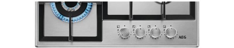 Plynová varná platňa AEG Mastery HGB64420SM nerez
