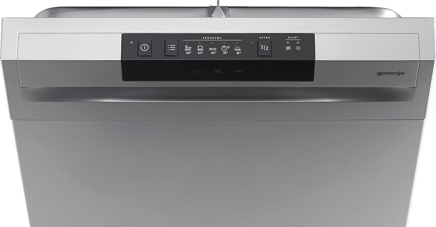 Umývačka riadu Gorenje Essential GS520E15S sivá/nerez Voľne stojaca umývačka riadu Gorenje GS520E15S, nerezová, tichá prevádzka