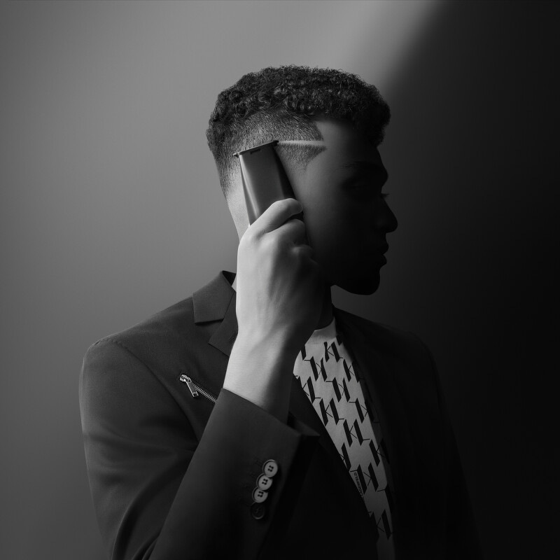 Zastrihávač vlasov Rowenta TN185LE0 Karl Lagerfeld Barber čierny