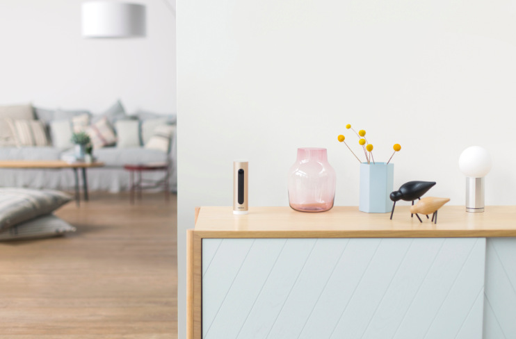 IP kamera Netatmo Smart Indoor - biela/zlatá