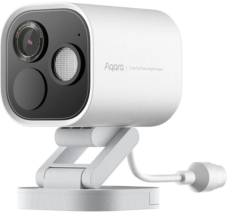 Bezpečnostná kamera Aqara Camera Hub G5 Pro PoE s nočným videním.