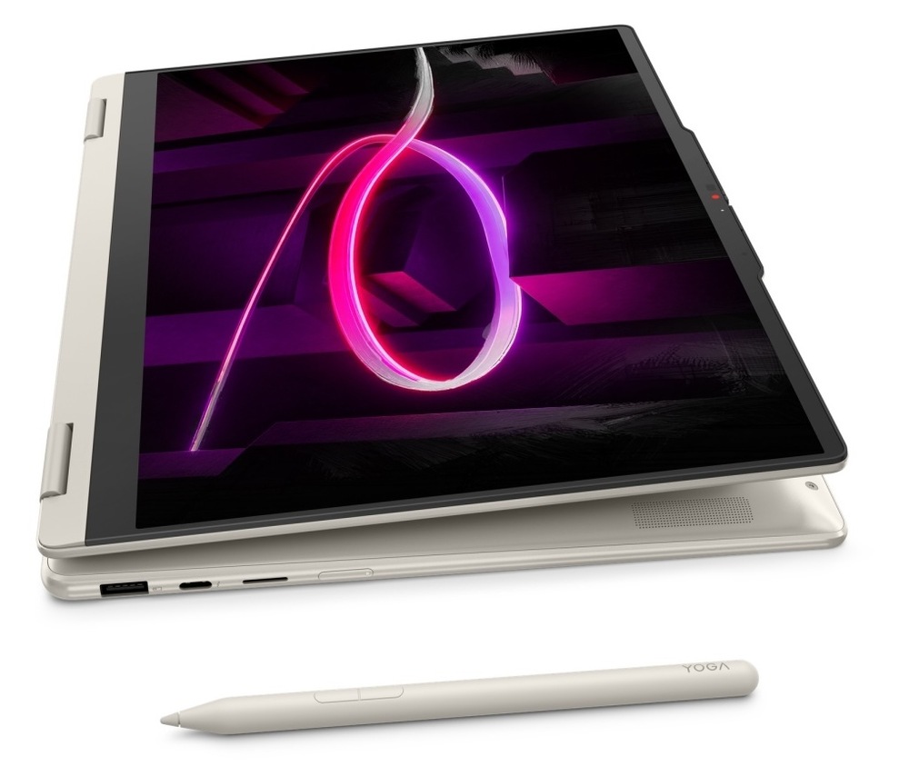 Notebook Lenovo Yoga 7 2-in-1 14AGP11 béžový Nastavte si notebook podľa svojho av prípade záujmu ho používajte napríklad ako tablet.