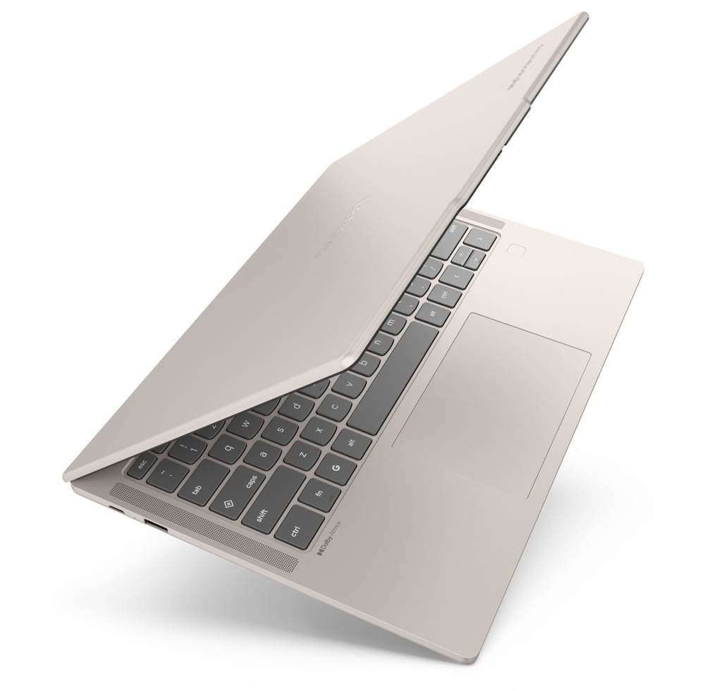 Notebook Lenovo Chrome 14M9610 béžový Notebook od Lenovo ponúka sadu portov pre jednoduché prepojenie s televíziou alebo projektorom