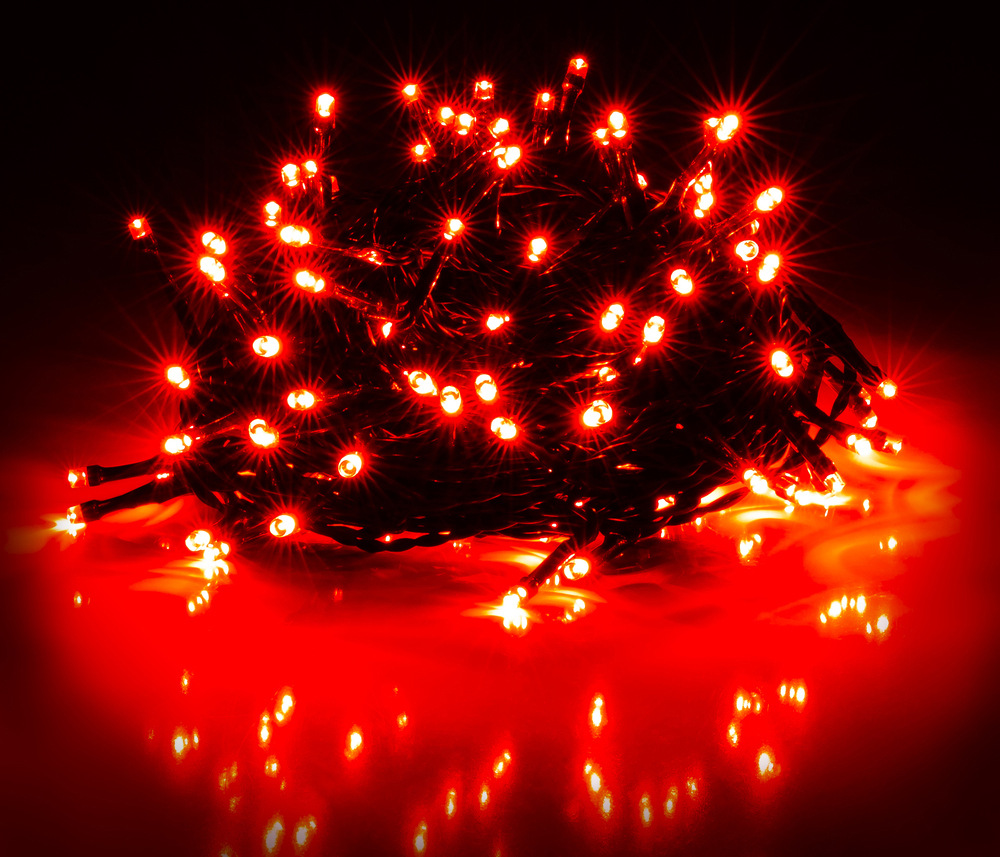 Vianočné osvetlenie RETLUX RXL 307, reťaz, 150 LED, 15 m, červená