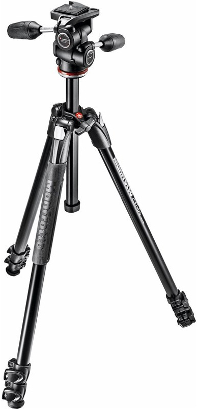 Manfrotto 290 Xtra s trojcestnou hlavou, čierna