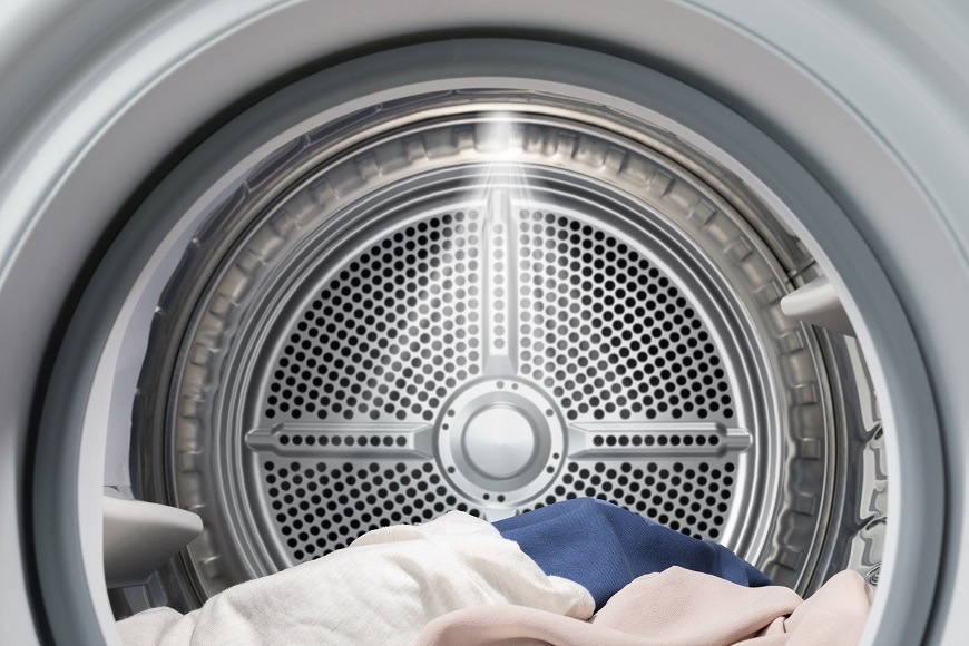Sušička prádla Gorenje DAP93SWI, biela, LED osvetlenie v bubne