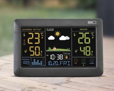 Meteorologická stanica EMOS E0387 čierna Meteorologická stanica EMOS E0387 čierna