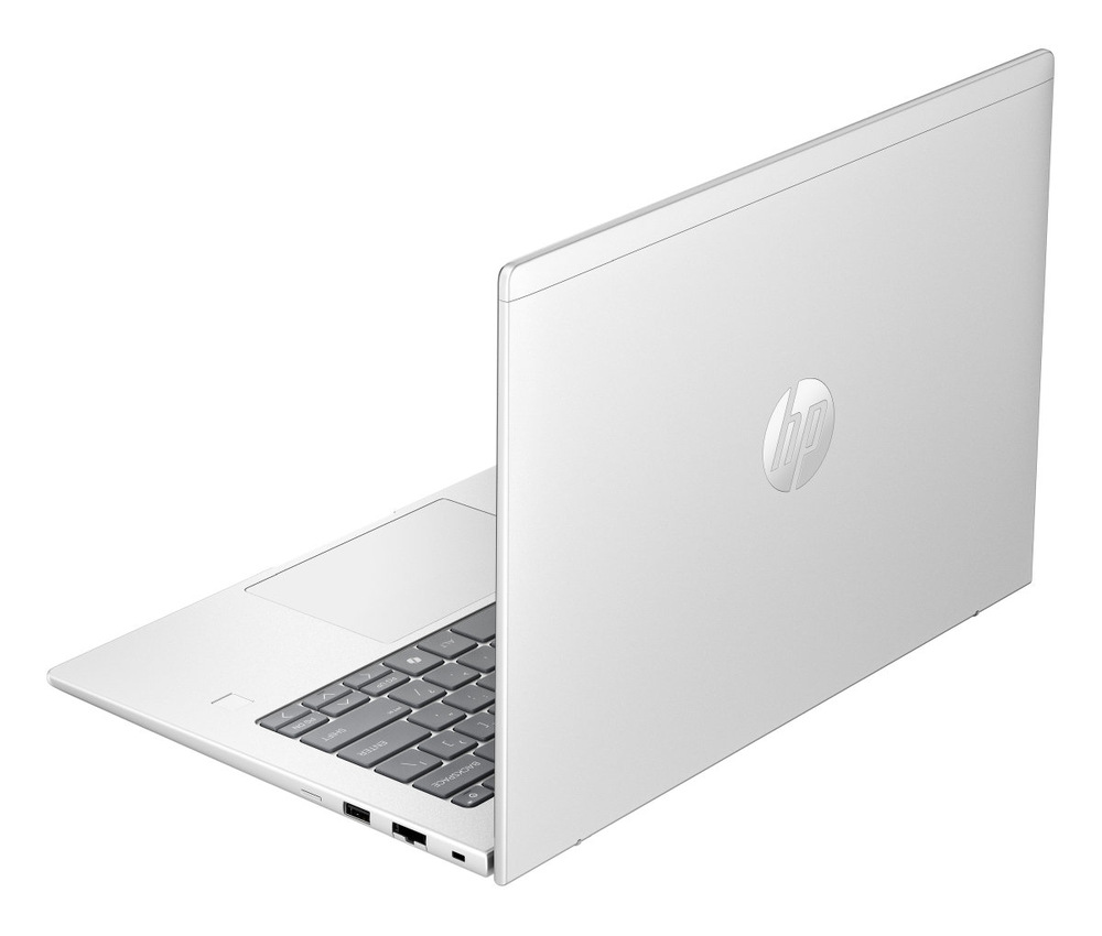 Notebook HP ProBook 4 G1a 14" strieborný Notebook HP ProBook 4 G1a 14" natočený dozadu