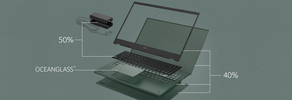 Notebook Acer Aspire 14 (A14-51M-59K1) sivý