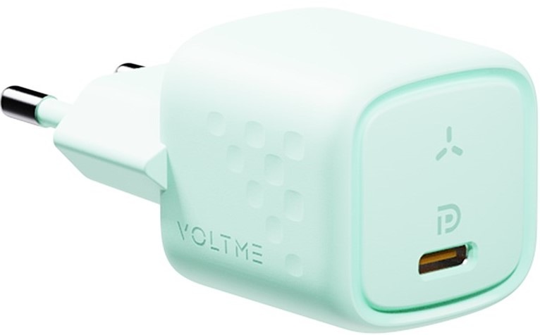 Nabíjačka do siete Voltme Revo 30 Mini 1xUSB-C 30W - zelená