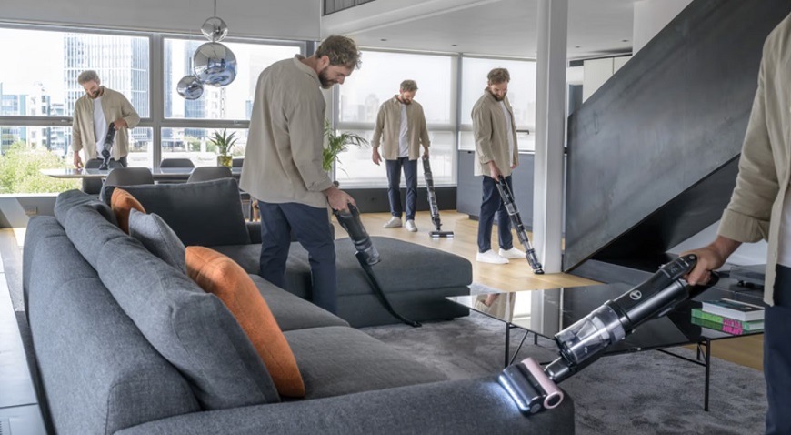 Tyčový vysávač Hoover HFX HFX10H 011 čierny/ružový Tyčový vysávač Hoover HFX HFX10H 011 čierny/ružový