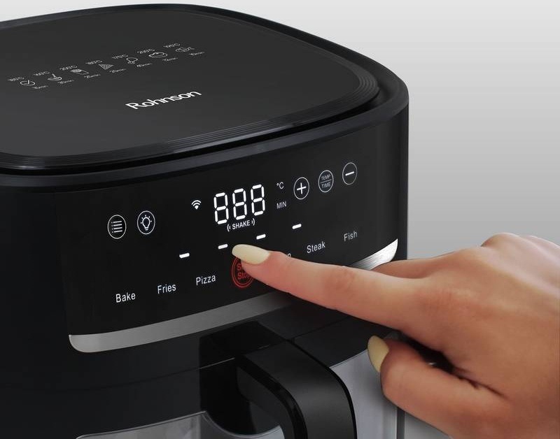 Fritéza teplovzdušná Rohnson R-2834 SmartChef XL Wi-Fi 8 l čierna