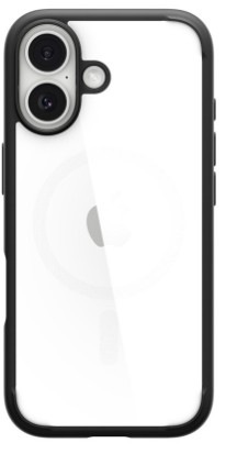 Kryt na mobil Spigen Ultra Hybrid na Apple iPhone 17 v čierno-priehľadnej farbe