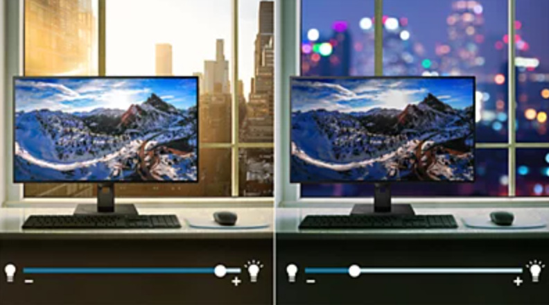 Monitor Philips 24B1U5301H/00 čierny Svetelný senzor LightSensor pri monitore Philips 24B1U5301H/00 23,8"