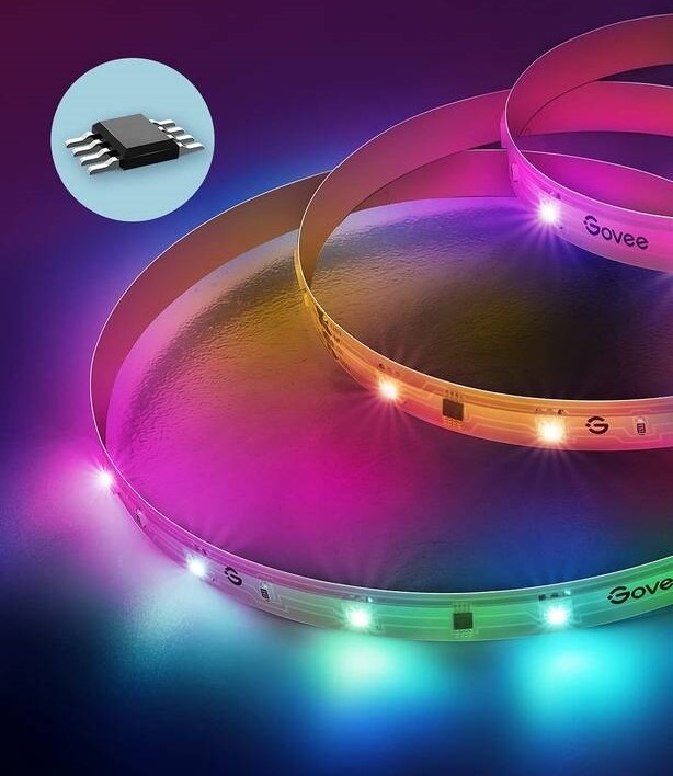 LED pásik Govee WiFi RGBIC Smart LED PRO, 5m