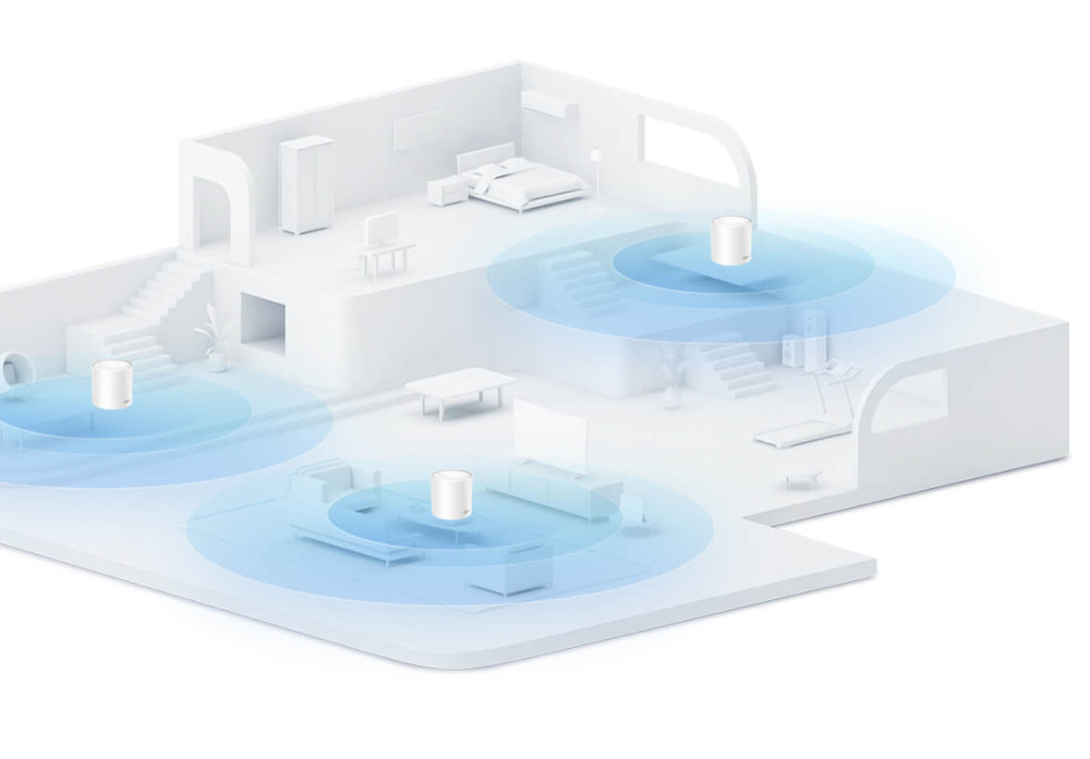 Kompletný Wi-Fi systém TP-Link Deco X10 (1 ks) biely