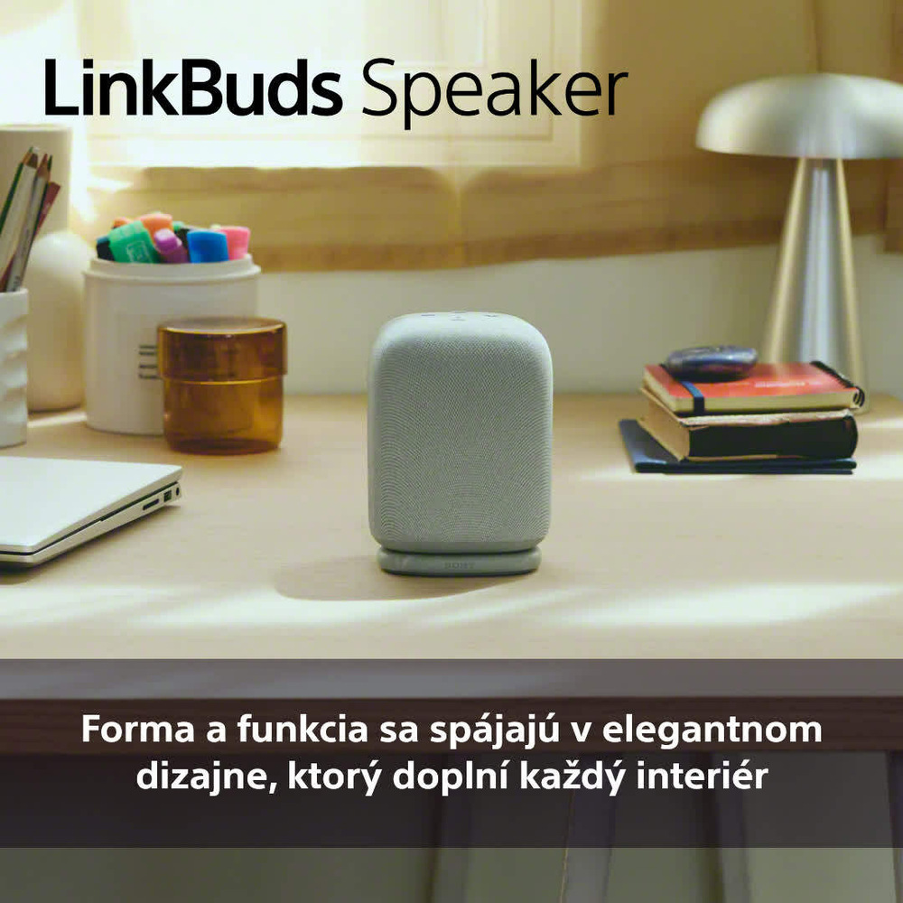 Prenosný reproduktor Sony LinkBuds Speaker sivý