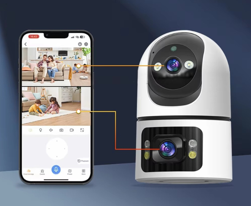 Duálne vytváranie záznamov pomocou kamery Immax neo lite smart