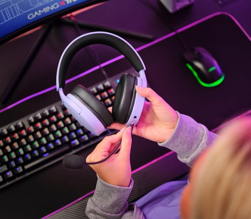 Headset Trust GXT 490P FAYZO, USB fialový Trust GXT 490P Fayzo (25303)