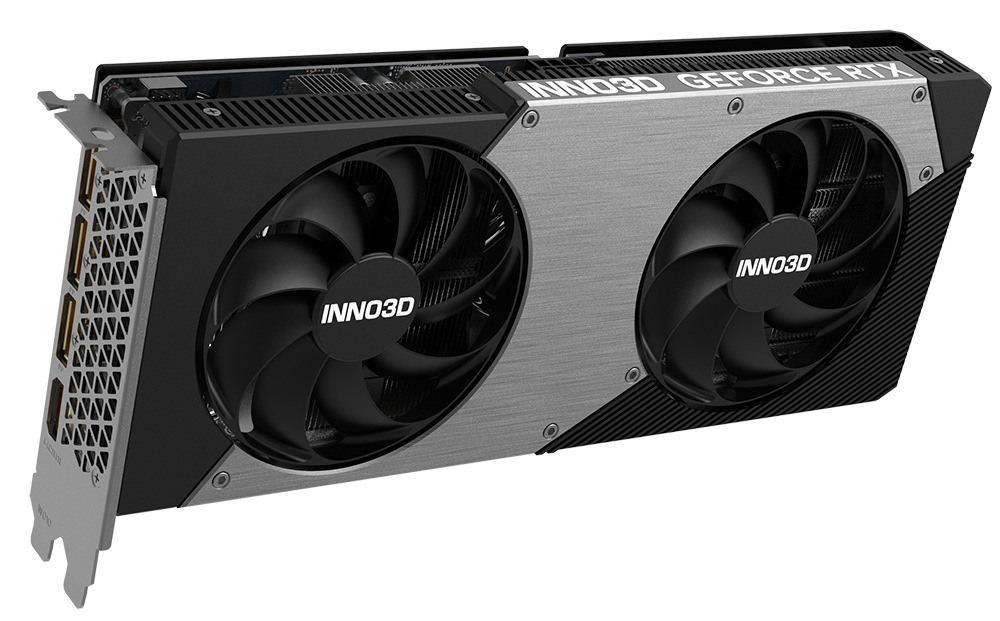 Grafická karta INNO3D GeForce RTX 5060 Ti 16GB Twin X2 s dvoma ventilátormi