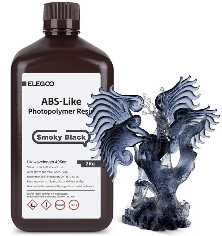 UV resin Elegoo ABS-like 2kg čierna UV resin Elegoo ABS-like 2kg čierna