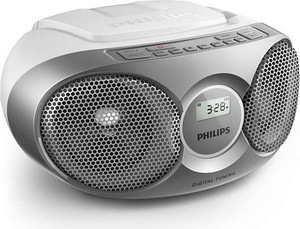 Rádioprijímač s CD Philips AZ215S strieborný