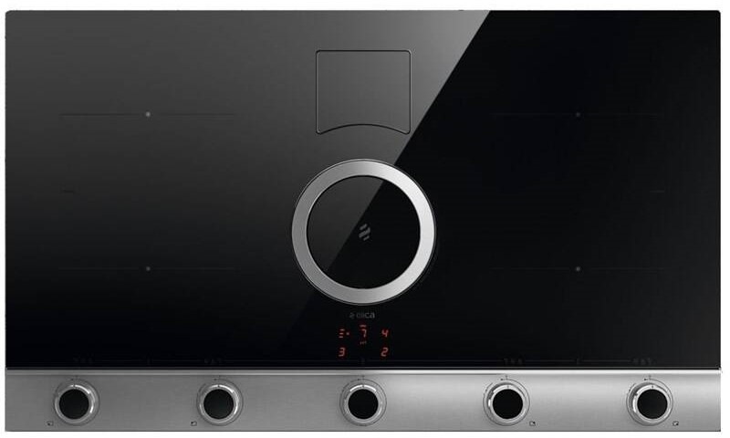 Indukčné varné dosky s odsávaním Elica NIKOLATESLA UNPLUGGED BLIX/F/90 čierna