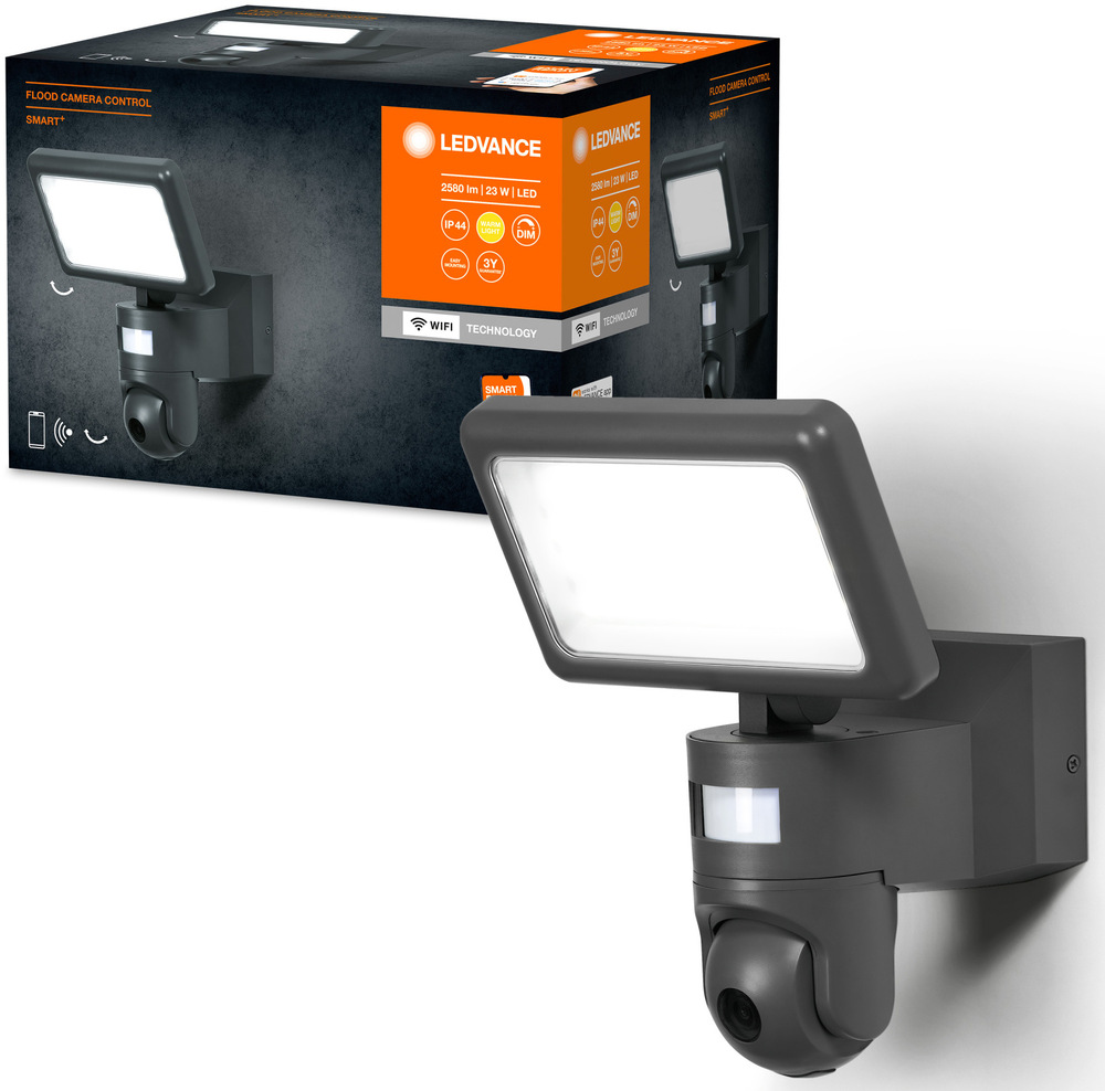 Ledvance Smart Switch Module IP kamera LEDVANCE SMART+ Flood Control, Wi-Fi (4058075564626) sivá | NAY