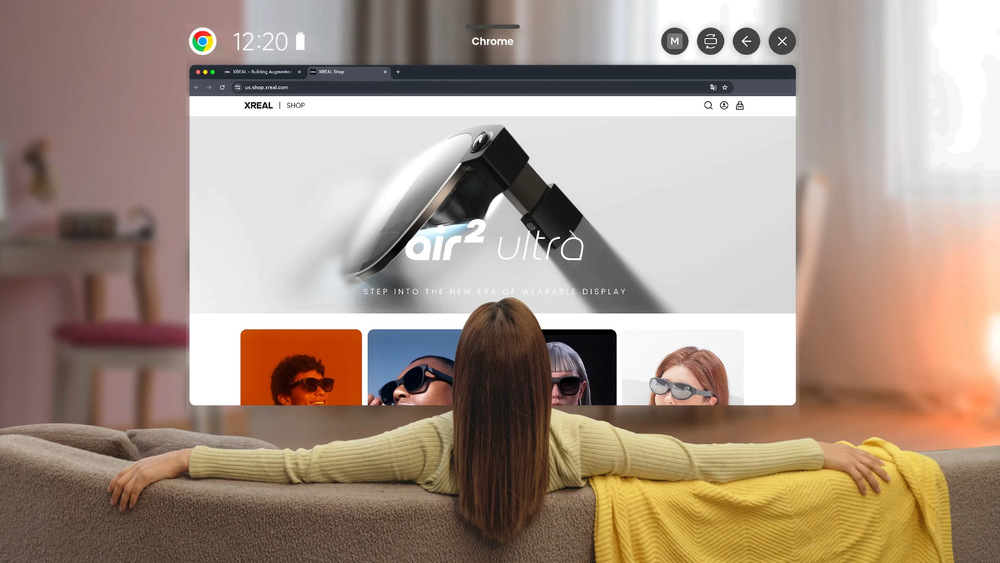 Ovládač XREAL Beam Pro 8 GB / 256 GB biele S ovládačom XREAL Beam Pro môžete vďaka rozdelenej obrazovke vykonávať multitasking