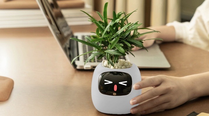 Inteligentný kvetináč Plantsio IVY generácia 2 biely Chytrý kvetináč Plantsio IVY generácie 2 - biely