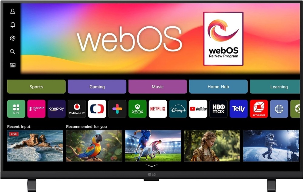 Televízor LG 32LB650B s užívateľským rozhraním webOS