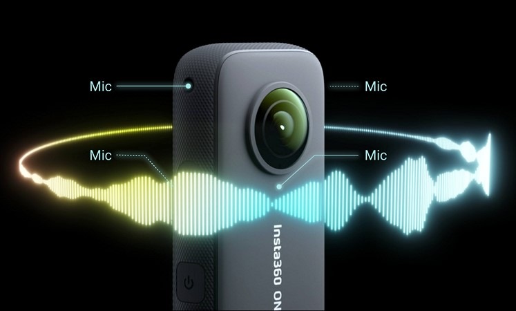 Outdoorová kamera Insta360 ONE X2 čierna/sivá Outdoorová kamera Insta360 ONE X2 čierna/sivá