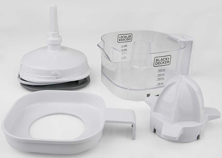 Lis na citrusy Black+Decker BXCJ25E čierny/biely