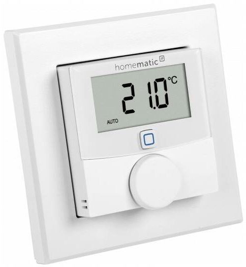 Termostat Homematic IP so senzorom vlhkosti, nástenný