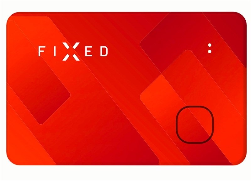 Lokátor FIXED Tag Card s podporou Find My, bezdrôtové nabíjanie oranžový