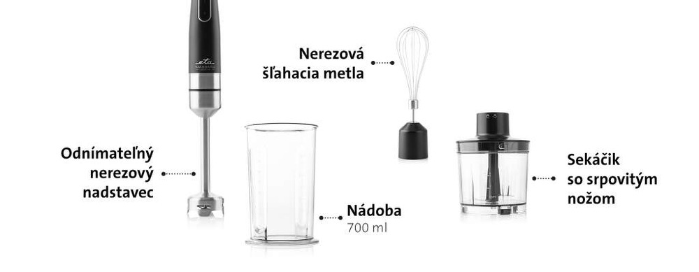 Ponorný mixér ETA Massimo, príslušenstvo